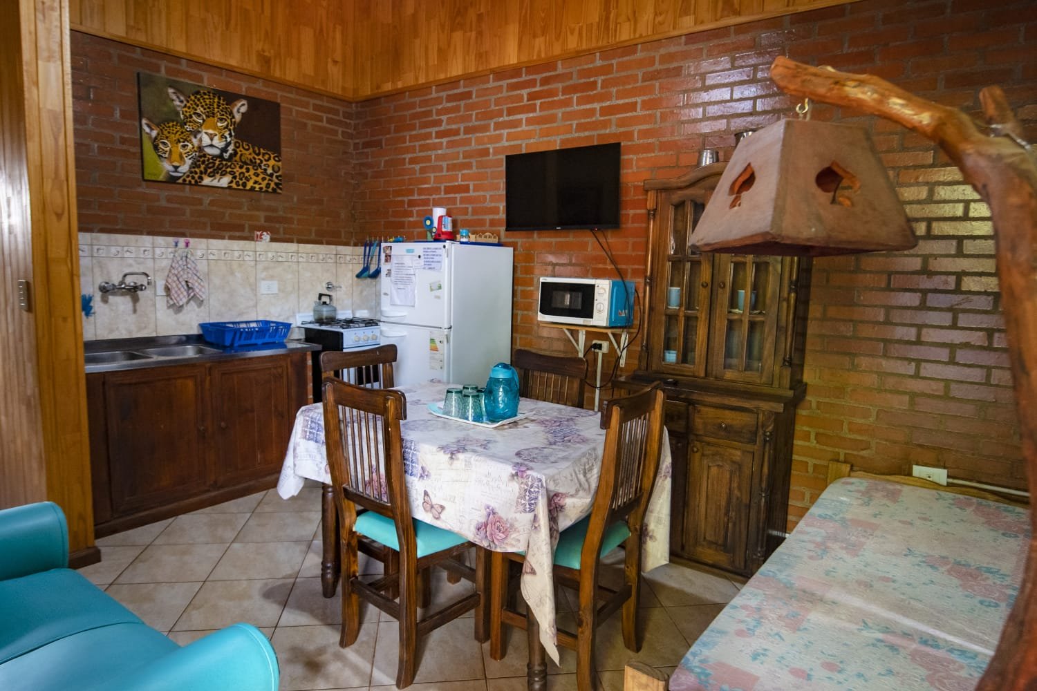 Hospedaje: Cabañas Utty 4 Dormitorio de Cabañas Utty