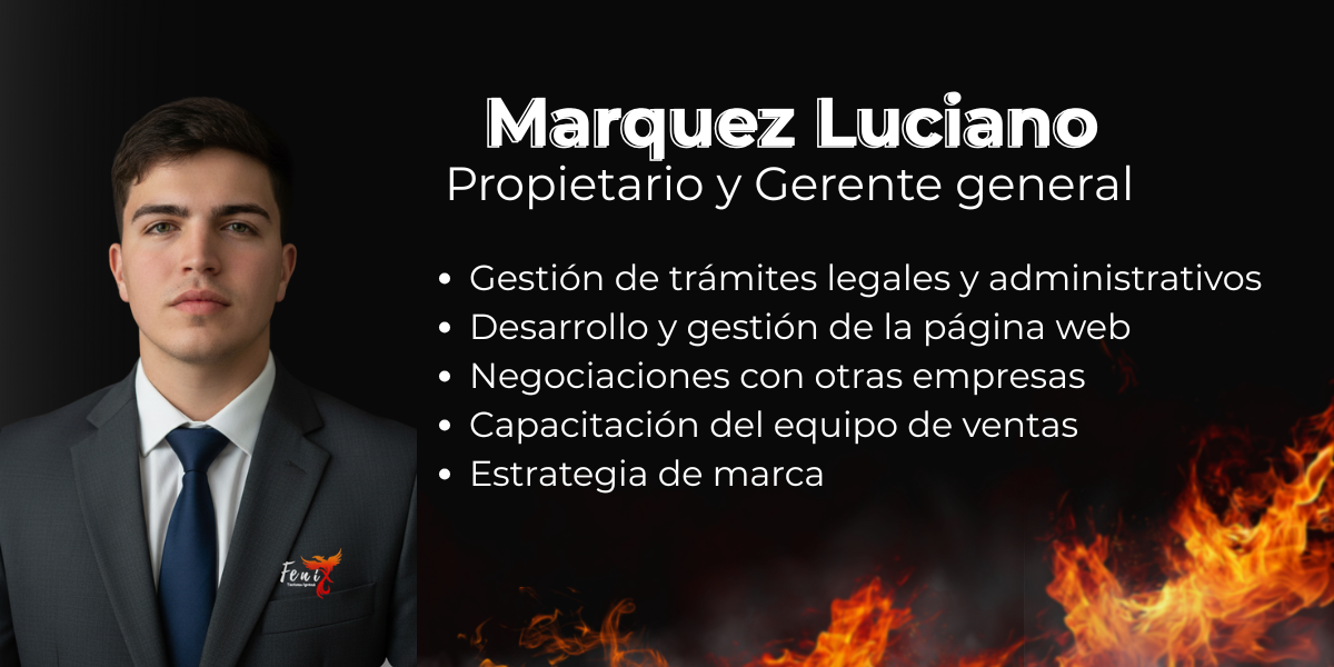 Propietaria y Gerente general luciano